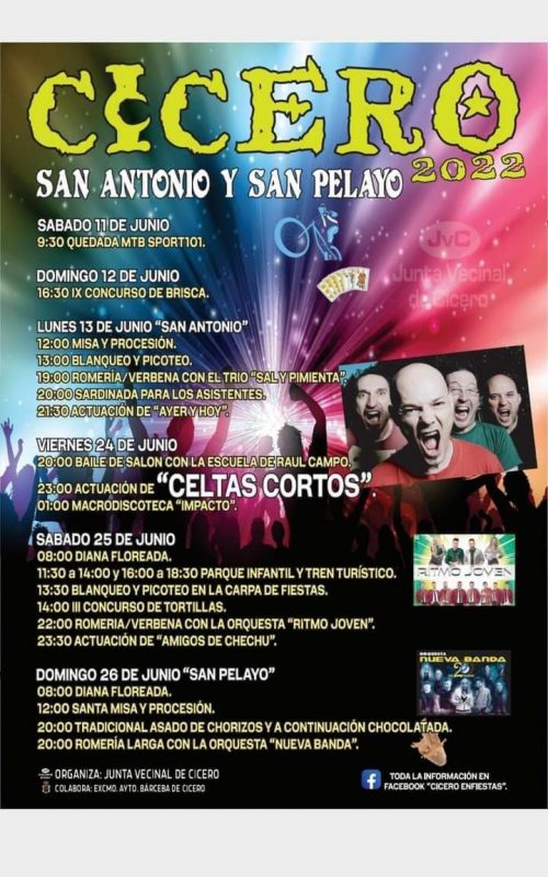 Cícero – San Antonio y San Pelayo 2022