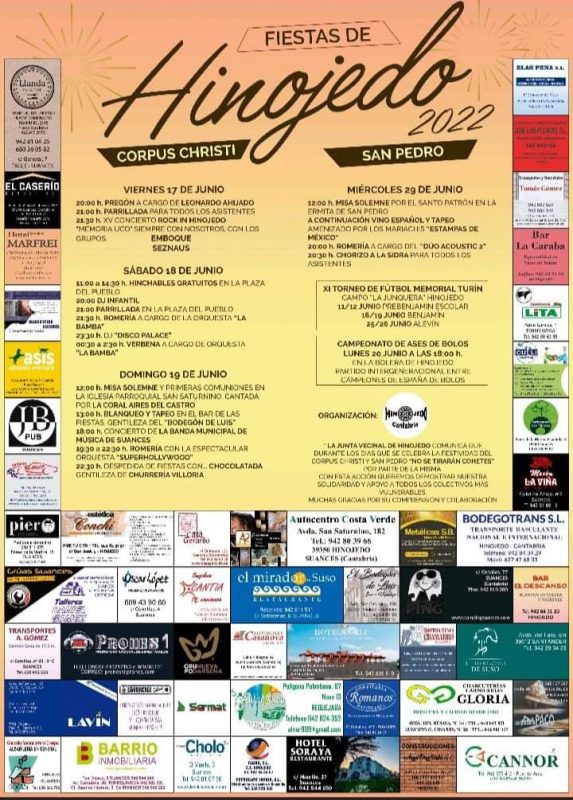 Fiestas de Hinojedo 2022