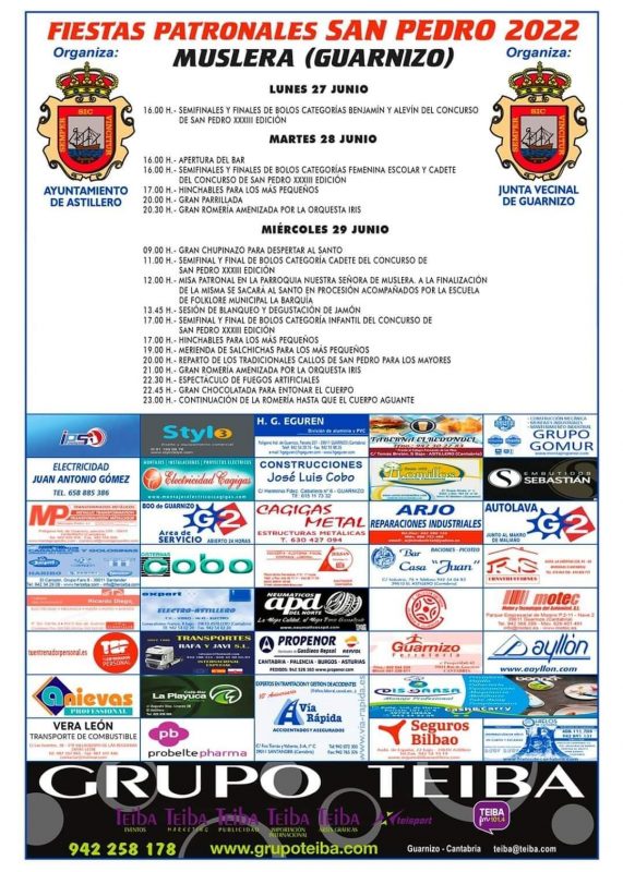 Fiestas Patronales San Pedro 2022 – Muslera