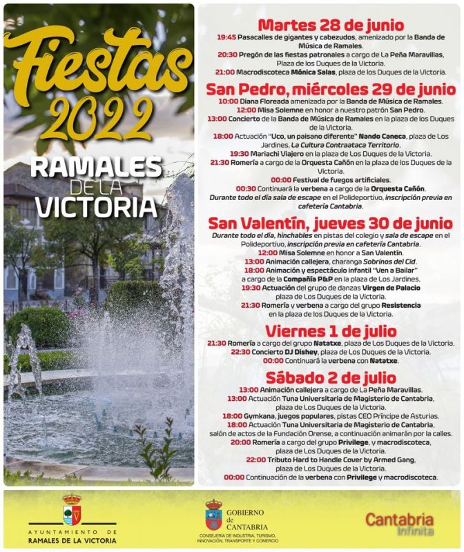 Fiestas Ramales de la Victoria 2022