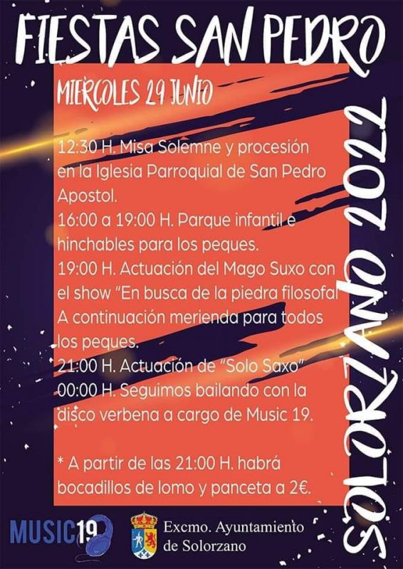 Fiestas de San Pedro 2022 – Solorzano