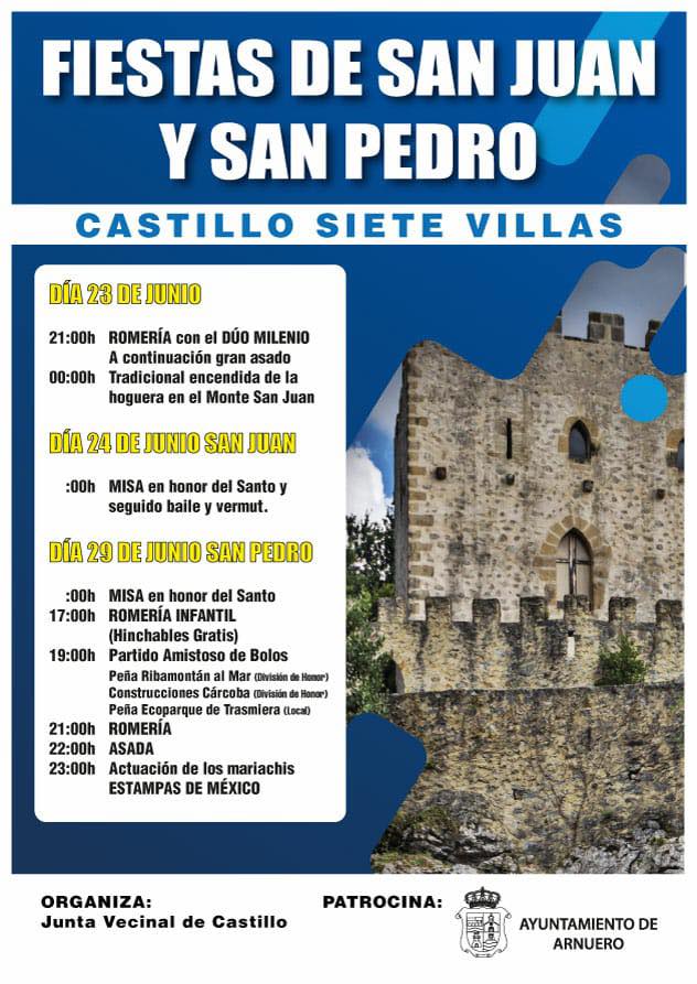Fiestas de San Juan y San Pedro 2022 – Castillo Siete Villas