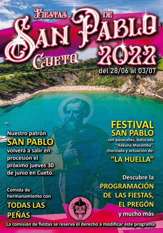 Fiestas de San Pablo 2022 – Cueto