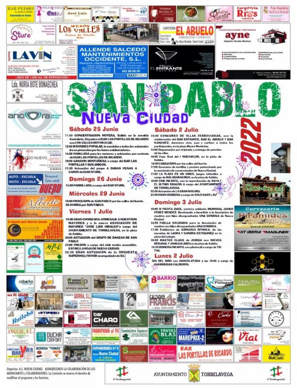 Fiestas de San Pablo 2022 – Nueva Ciudad