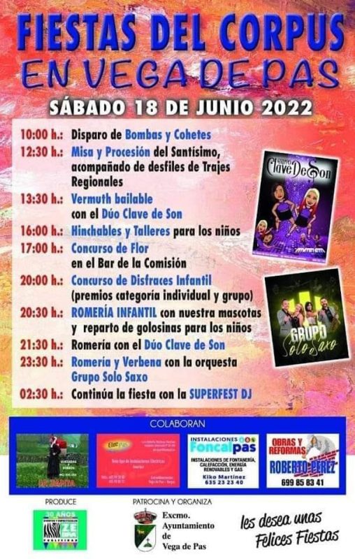 Fiestas del Corpus 2022 – Vega de Pas