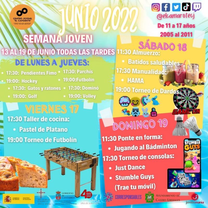 Semana Joven – Junio 2022 – Castro Urdiales