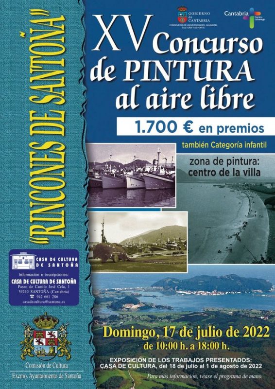 XV CONCURSO DE PINTURA AL AIRE LIBRE ¨RINCONES DE SANTOÑA¨