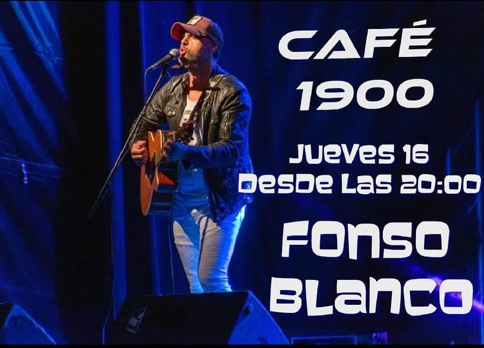 Fonso Blanco en Café 1900. Puente San Miguel