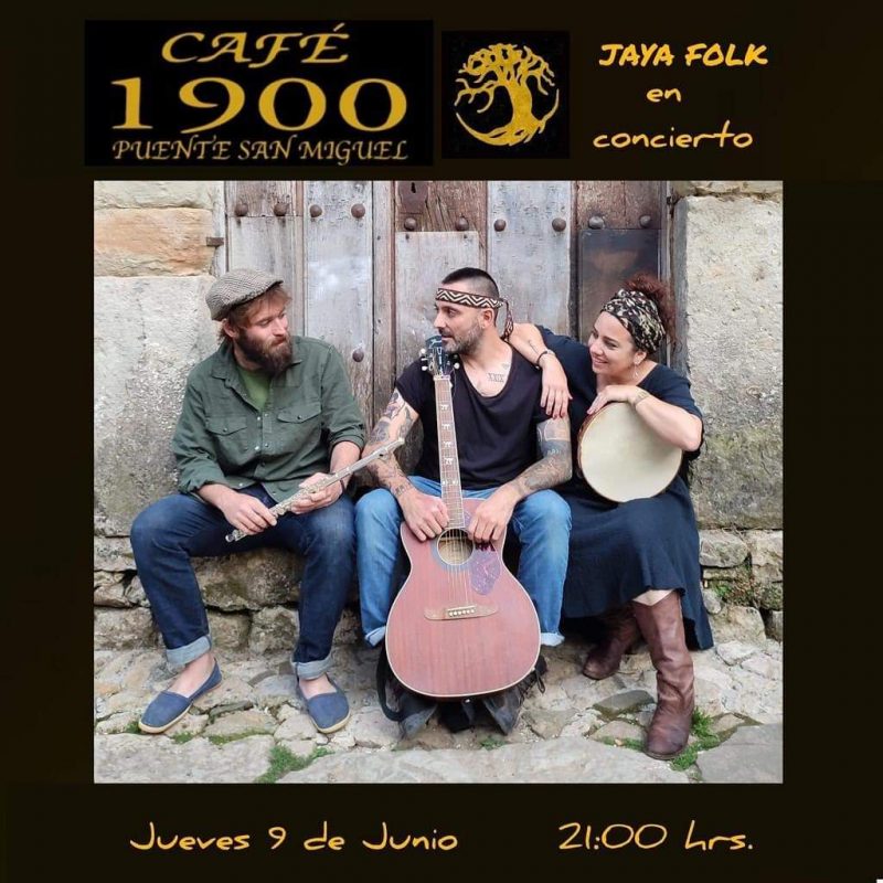Concierto de Jaya Folk en Café 1900. Puente San Miguel