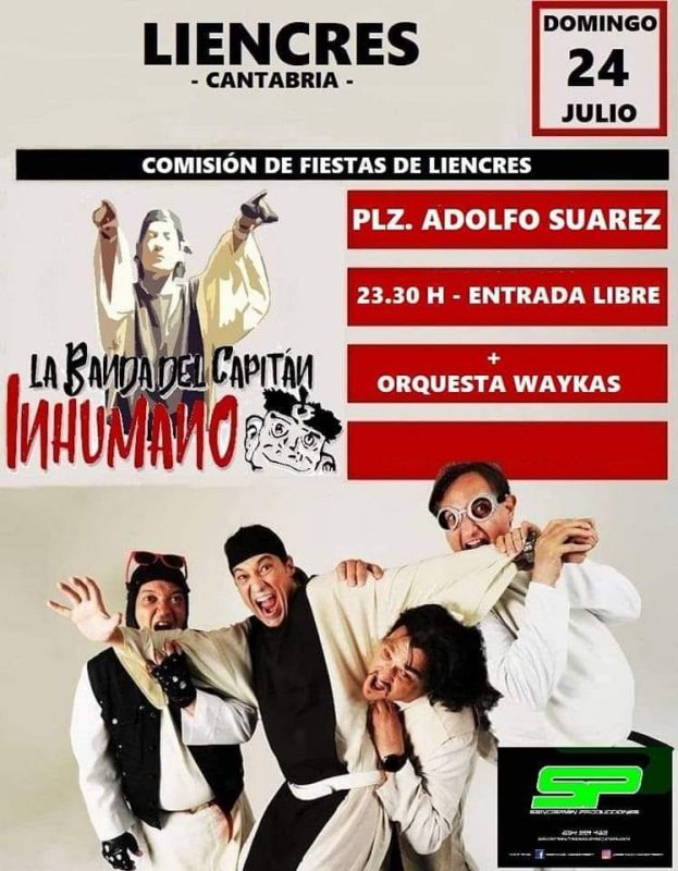 Concierto La Banda del Capitán Inhumano – Liencres