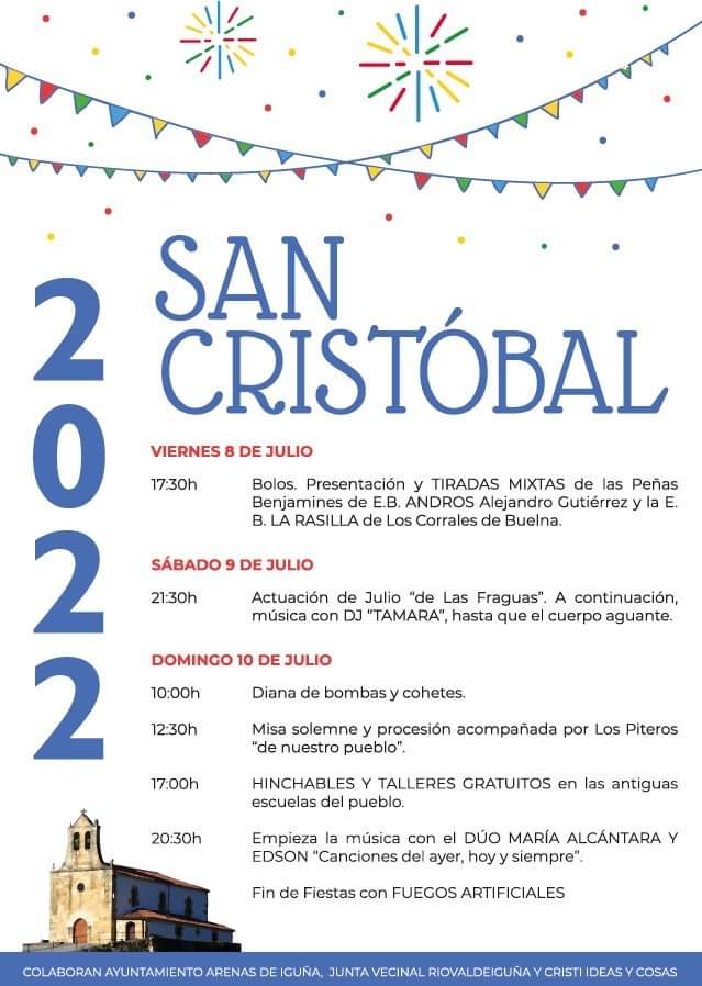 Fiestas de San Cristóbal 2022 – Arenas de Iguña