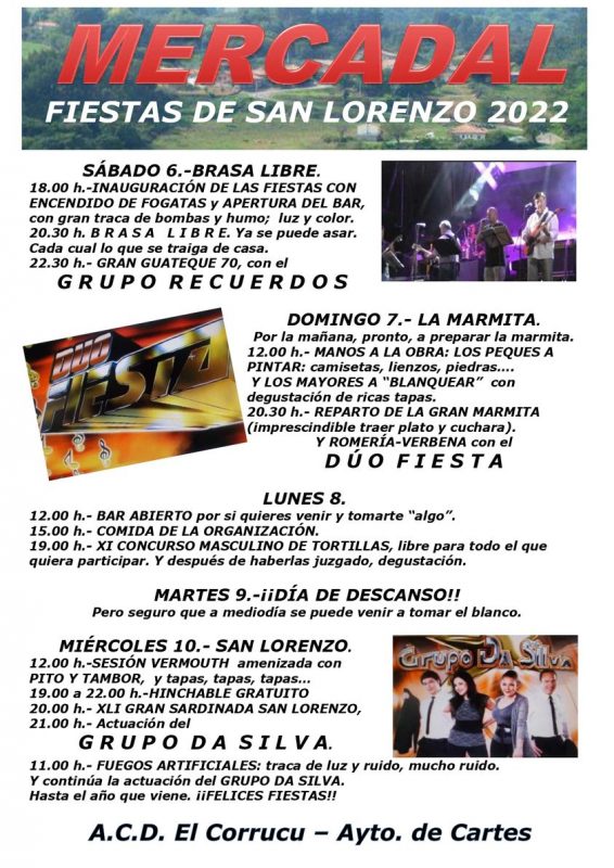 Fiestas de San Lorenzo 2022 – Cartes