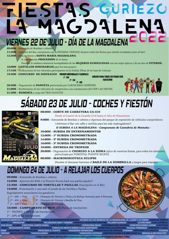 Fiestas de la Magdalena 2022 – Guriezo