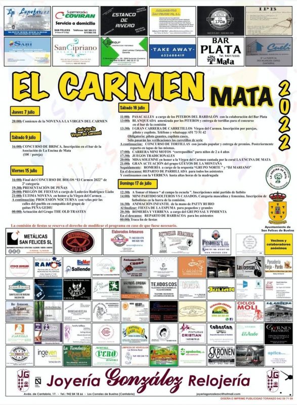 Fiestas del Carmen 2022 – Mata