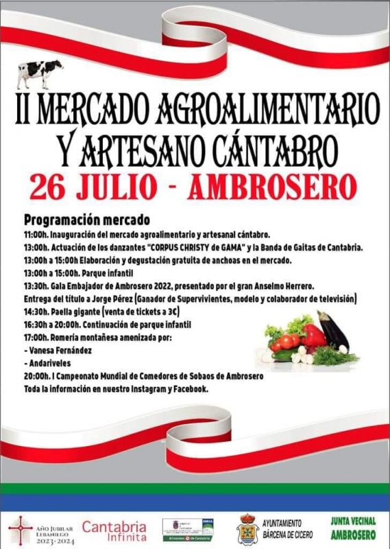II Mercado Agroalimentario y Artesano Cántabro – Ambrosero