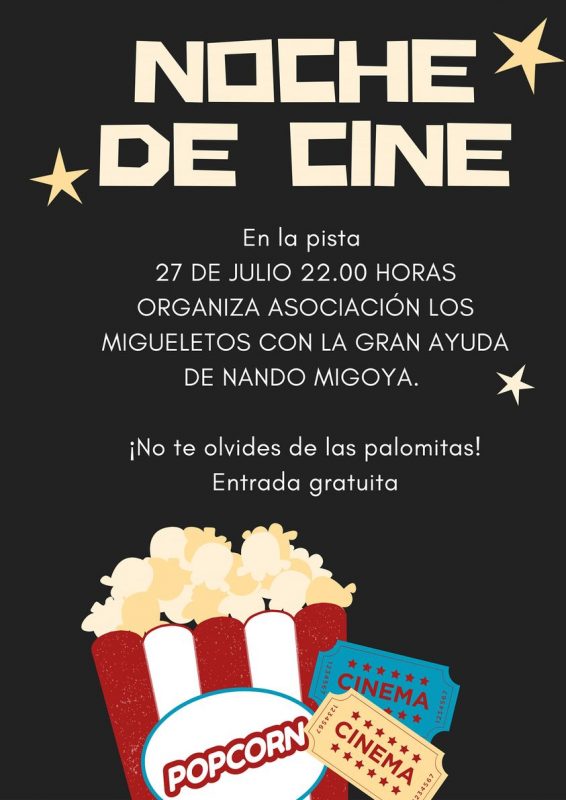 Noche de Cine – 27 de Julio – Caviedes
