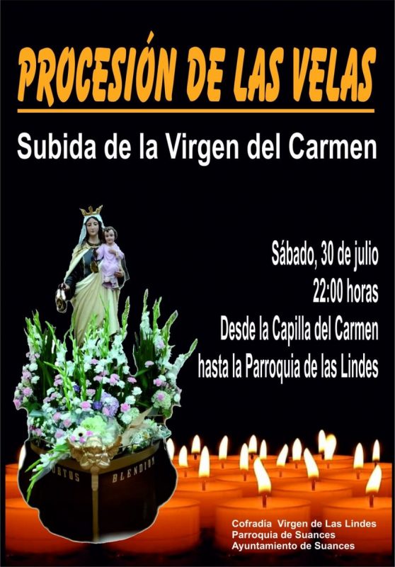 Procesión de las Velas – Subida de la Virgen del Carmen