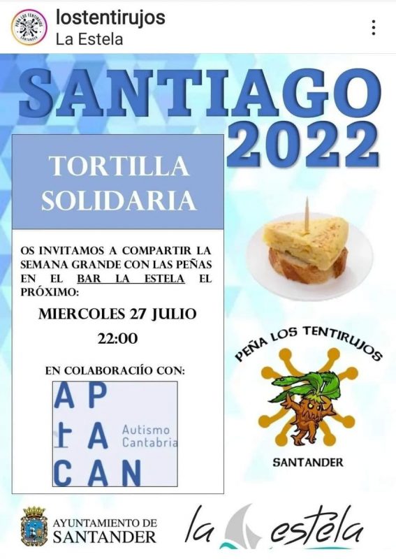 Tortilla Solidaria – Peña Los Tentirujos – Semana Grande Santander 2022