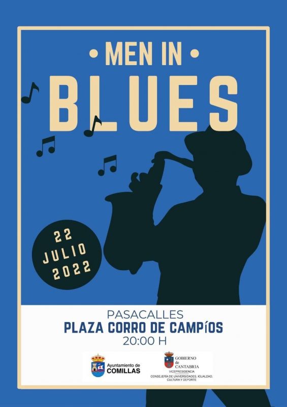 Pasacalles Men in Blues