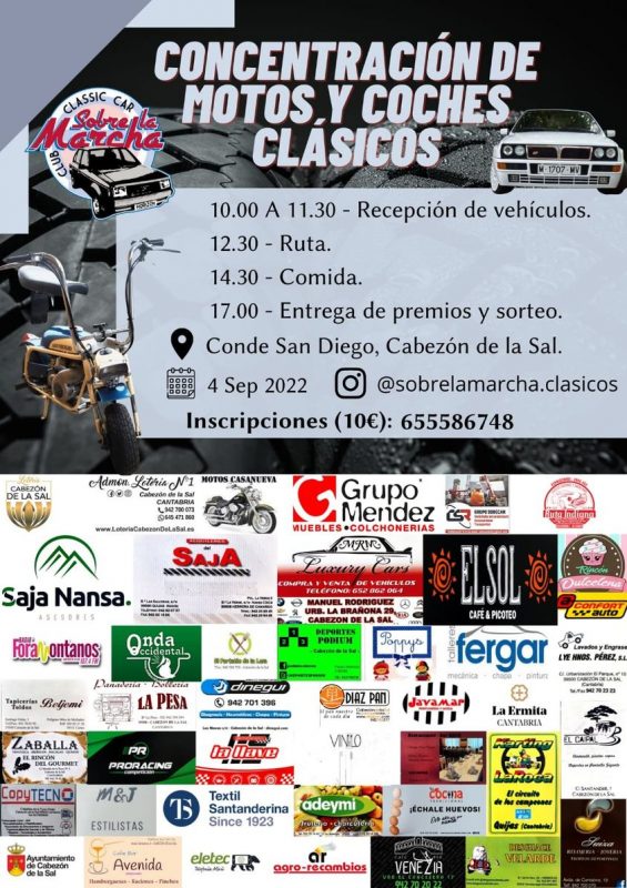 Concentración de Vehículos Clásicos – Cabezón de la Sal