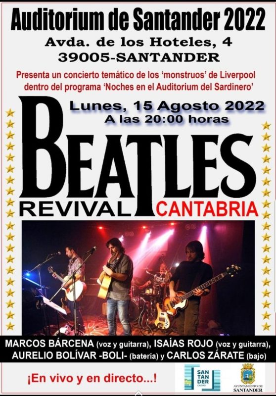 Concierto Beatles Revival – 15 de Agosto