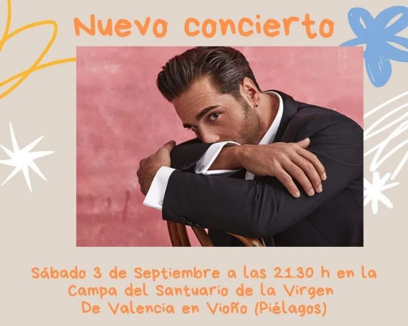 Concierto David Bustamante – Valencia de Vioño