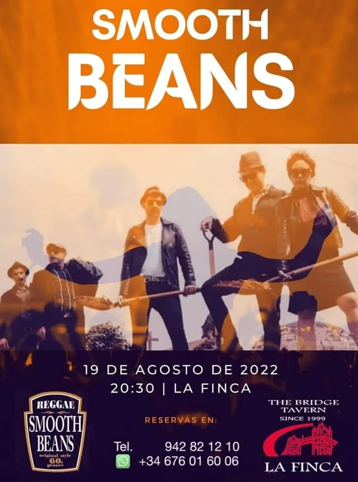 Concierto Smooth Beans  – 19 Agosto