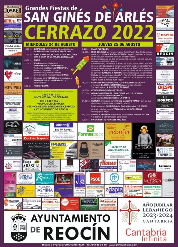 Fiestas de San Ginés de Arles 2022 – Cerrazo