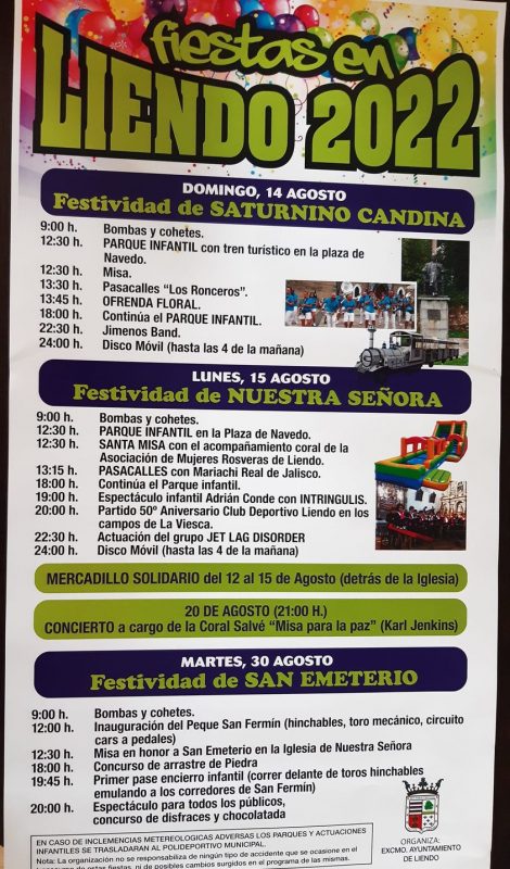 Fiestas de Liendo 2022
