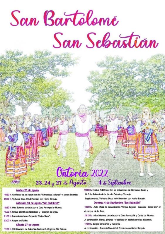 Fiestas de San Bartolomé y San Sebastián 2022 – Ontoria
