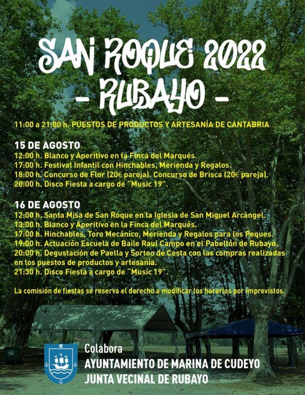 Fiestas de San Roque 2022 – Rubayo