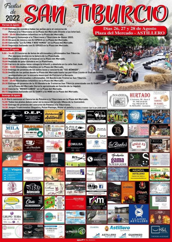 Fiestas de San Tiburcio 2022 – Astillero