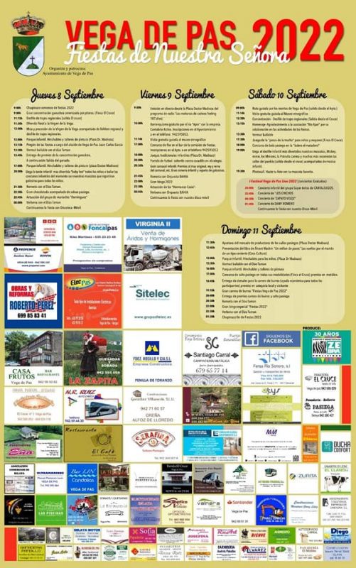 Fiestas de Vega de Pas 2022