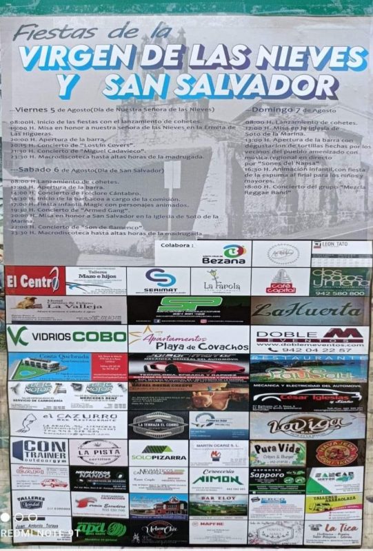 Fiestas de la Virgen de las Nieves y San Salvador 2022