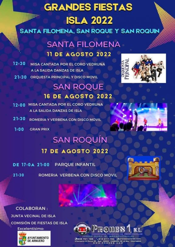 Grandes Fiestas Isla 2022