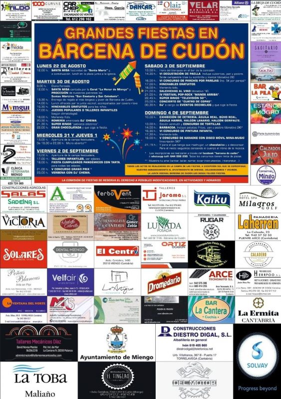 Grandes Fiestas Bárcena de Cudón