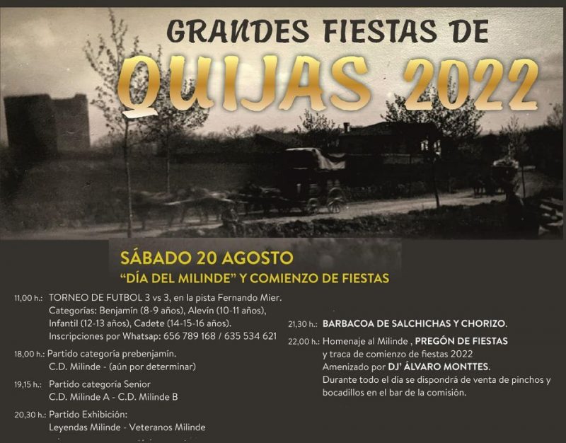 Grandes Fiestas de Quijas 2022