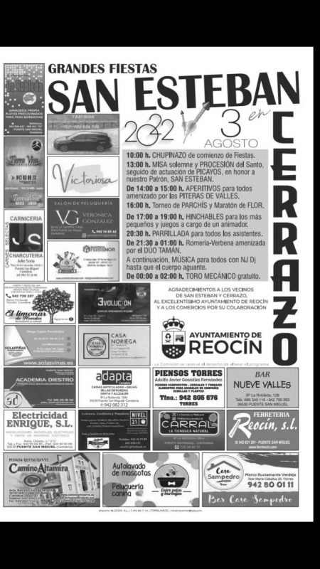 Grandes Fiestas de San Esteban – Cerrazo