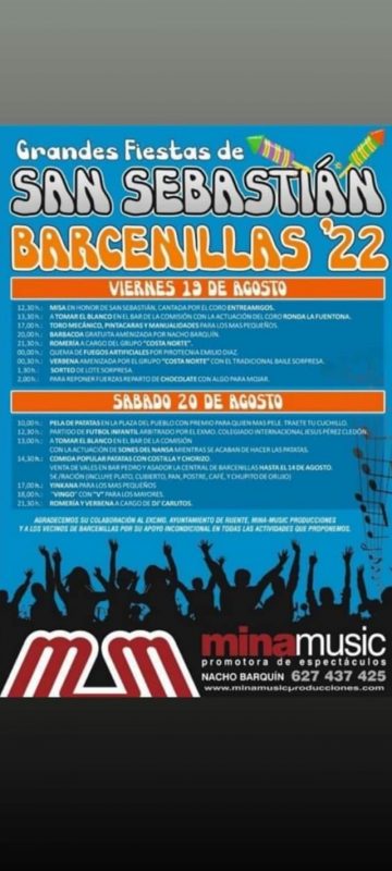 Grandes Fiestas de San Sebastián 2022 – Barcenillas