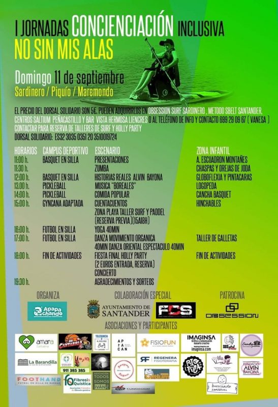 I Jornadas de Concienciación Inclusiva – No sin mis alas