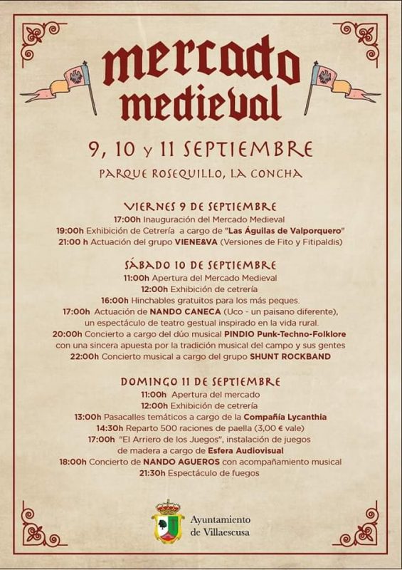 Mercado Medieval – Parque Rosequillo