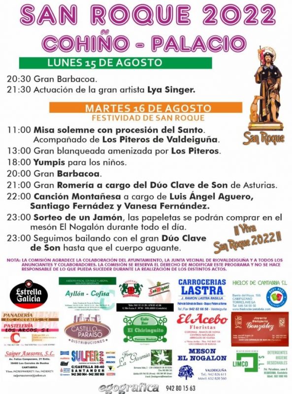 San Roque 2022 – Cohiño – Palacio