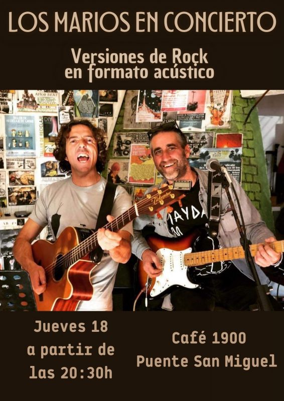 Los Marios en concierto en Café 1900