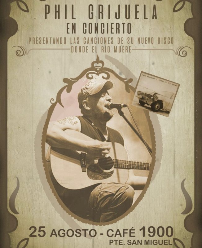 Concierto Phil Grijuela en Café 1900