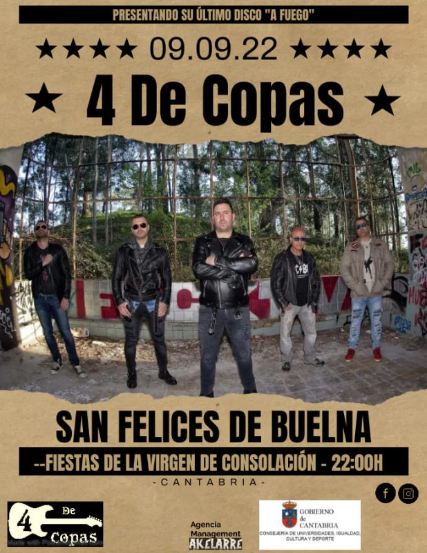 Concierto 4 de Copas – 9 Septiembre