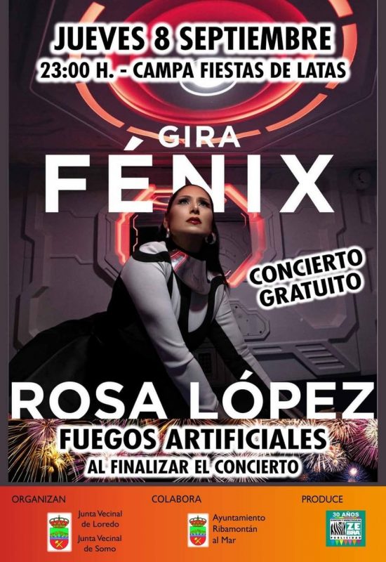 Concierto Rosa López – 8 Septiembre