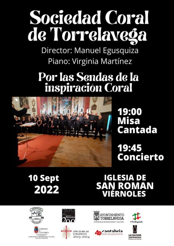 Concierto Sociedad Coral de Torrelavega – 10 Septiembre