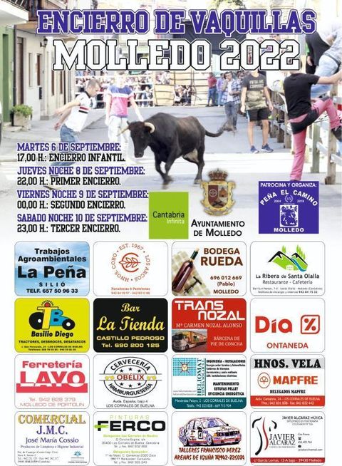 Encierro de Vaquillas 2022 – Molledo