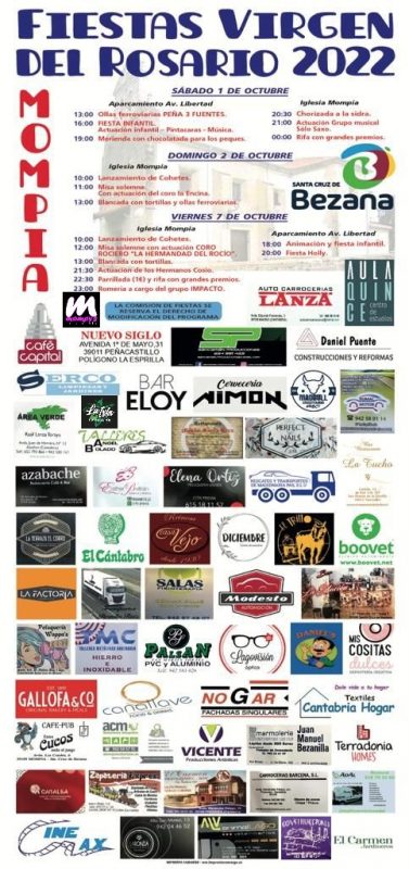 Fiestas Virgen del Rosario 2022 – Mompía