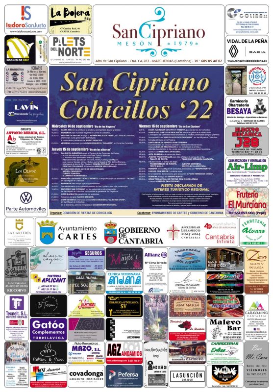 Fiestas de San Cipriano 2022 – Cohicillos